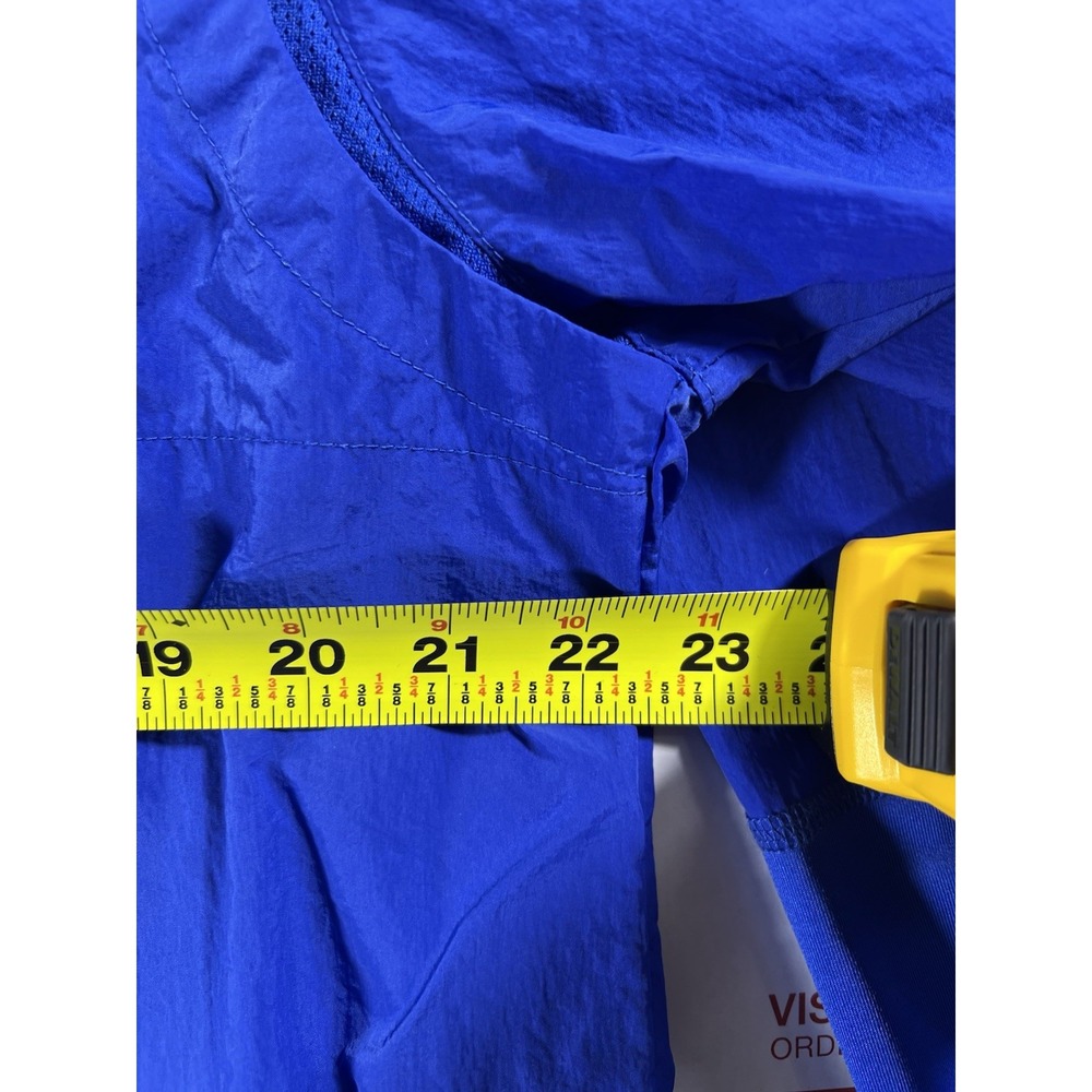 Nike Team Windbreaker Jacket Mens L Blue 1/4 Zip Hoodie Lightweight Knicks Gator - Picture 7 of 7